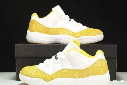 Snakeskin” Low 11 Air “Yellow Jordan AH7860-107 0718
